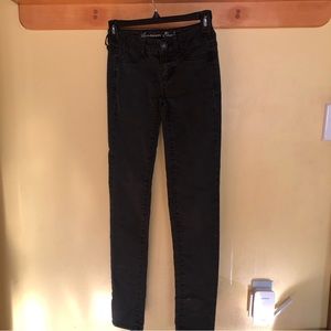 American Eagle Black Jeans stretch Jegging